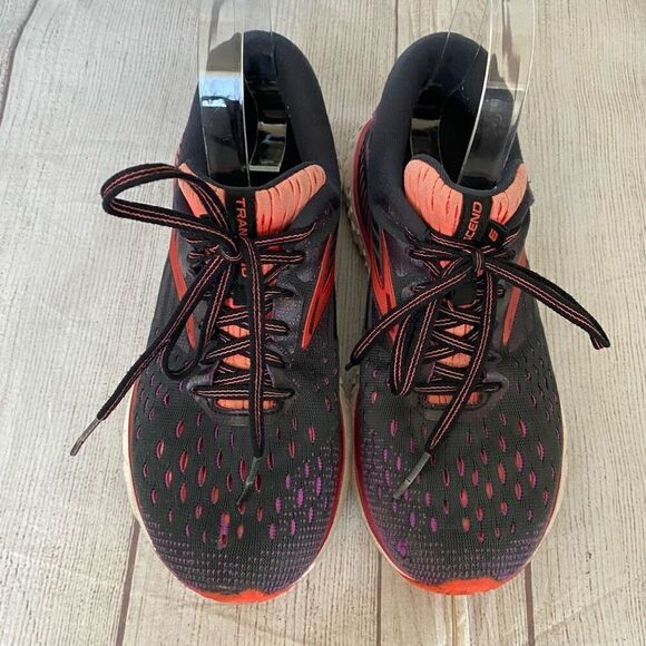 Brooks transcend women 8.5 running shoes with tie laces - Picture 7 of 12